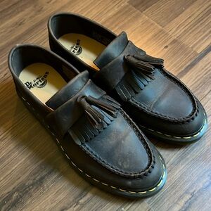 Dr Martens Crazy Horse Tassel Loafers